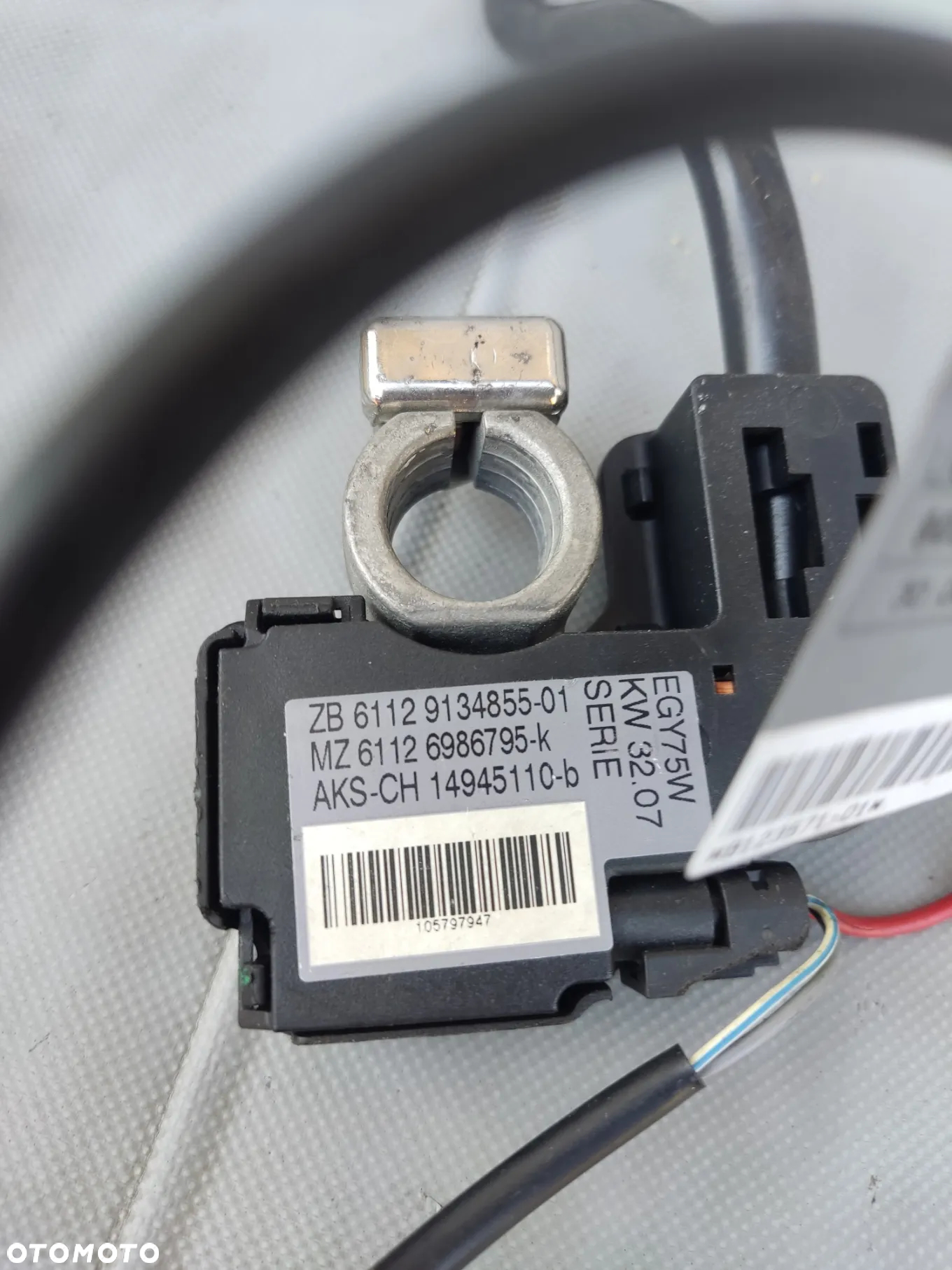 BMW 1 E87 FL LIFT KLEMA MINUSOWA 9123571 9134855 - 3