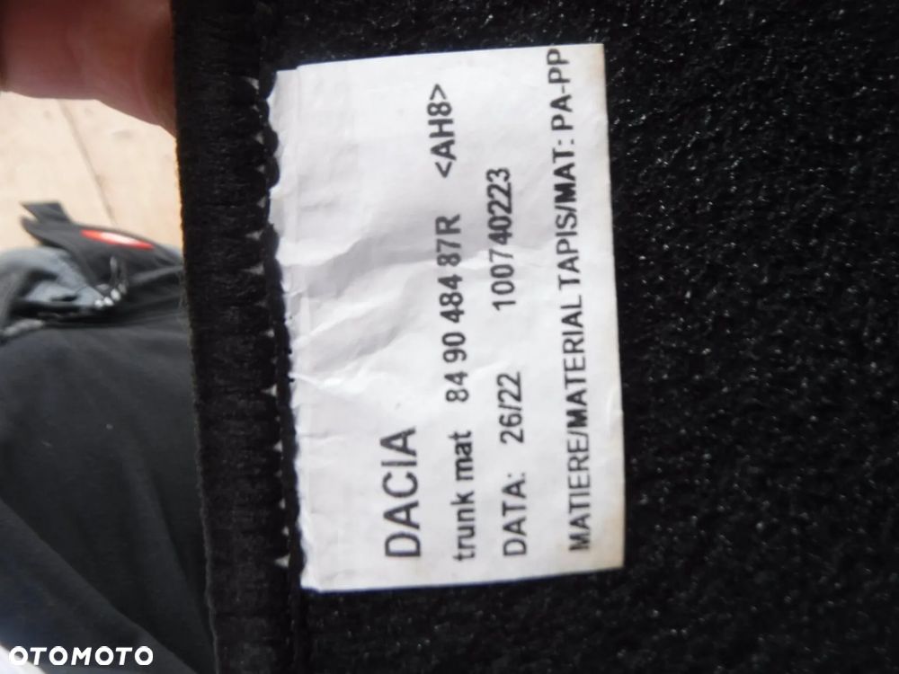 dacia jogger mata bagażnika nowa oryginał - 3