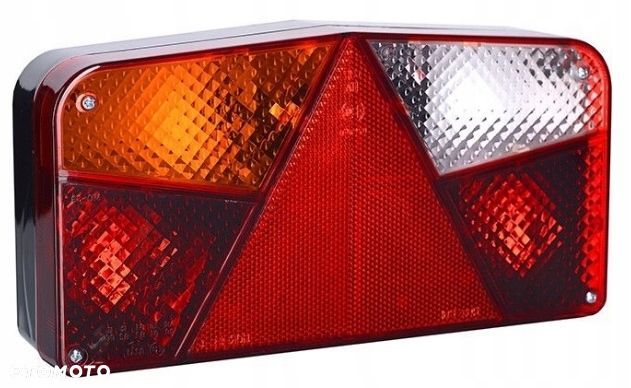 LAMPA TYLNA ZESPOLONA ŻARÓWKI PRZYCZEPKA TRÓJKĄT - 4