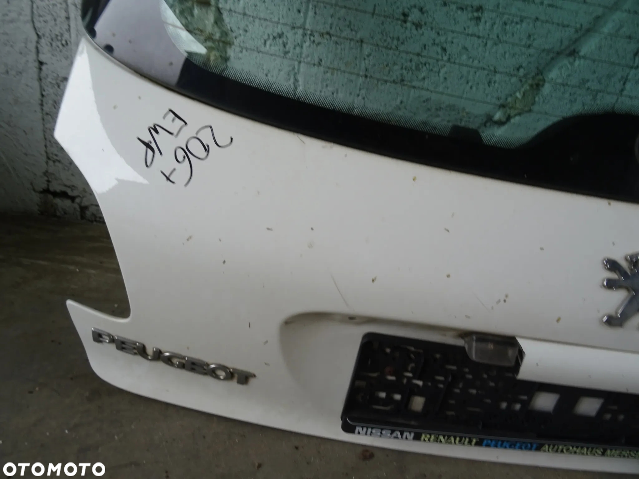 Klapa Bagażnika Peugeot 206+ Plus EWP (Goła) - 4