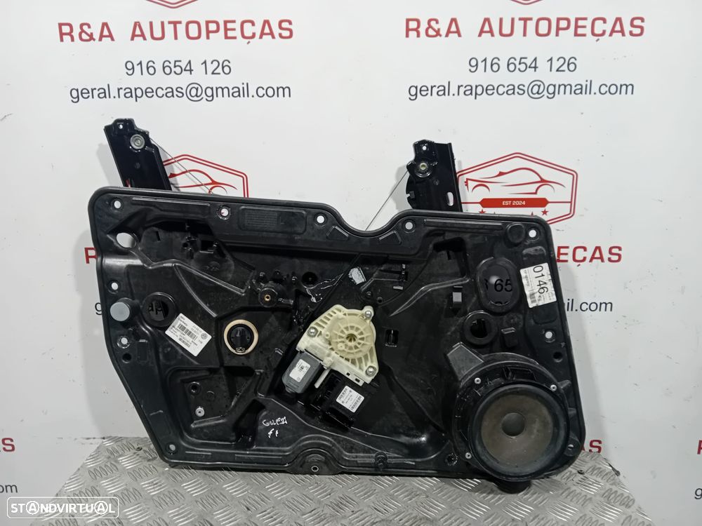 Elevador e Motor de Vidro Porta Frente Esquerdo VW Golf 6 VI 5K2837729P 5K0837461B Original