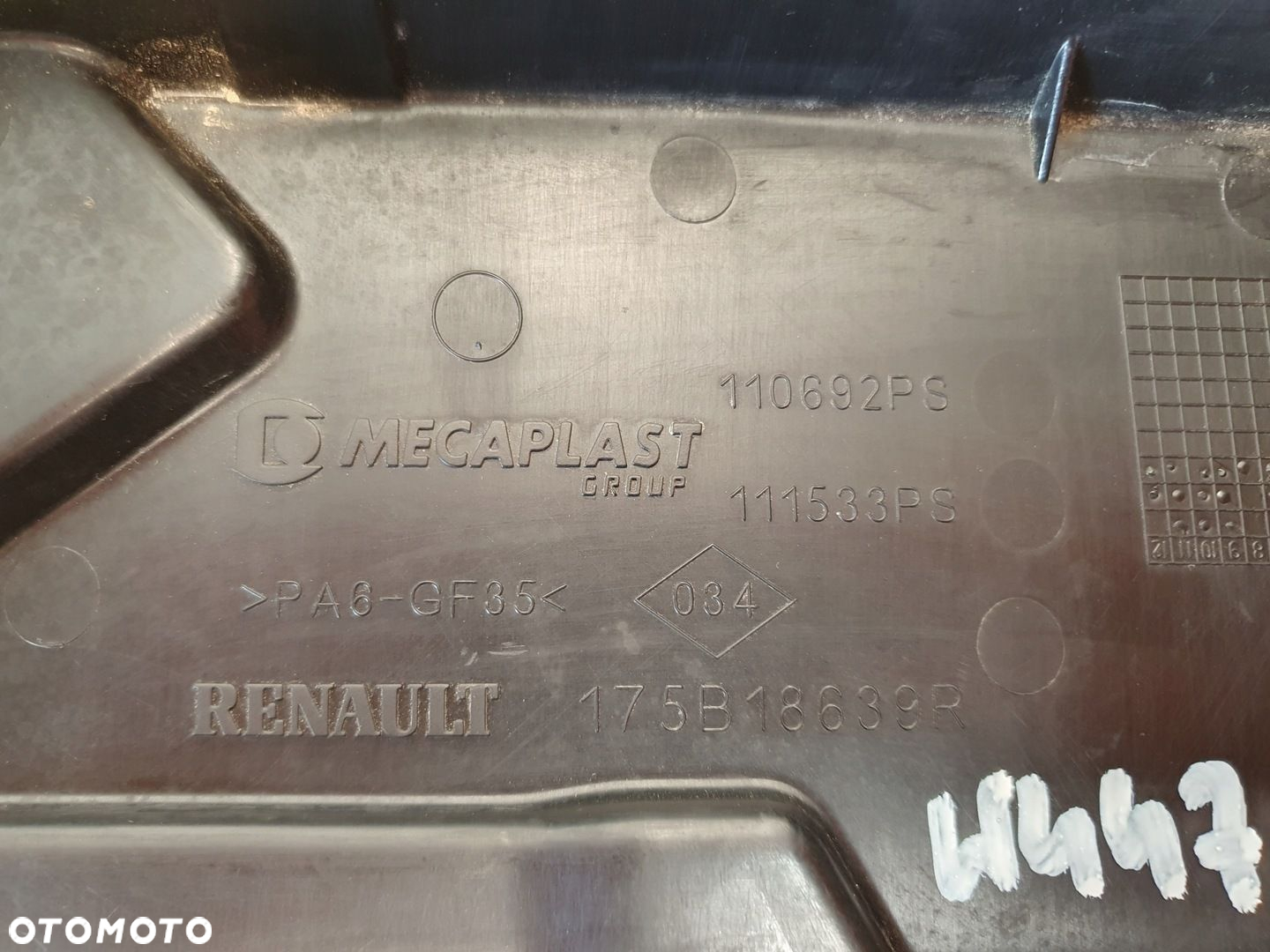 OSŁONA POKRYWA SILNIKA MERCEDES VITO W447 1.7CDI X-TRAIL T32 175B18639R - 5