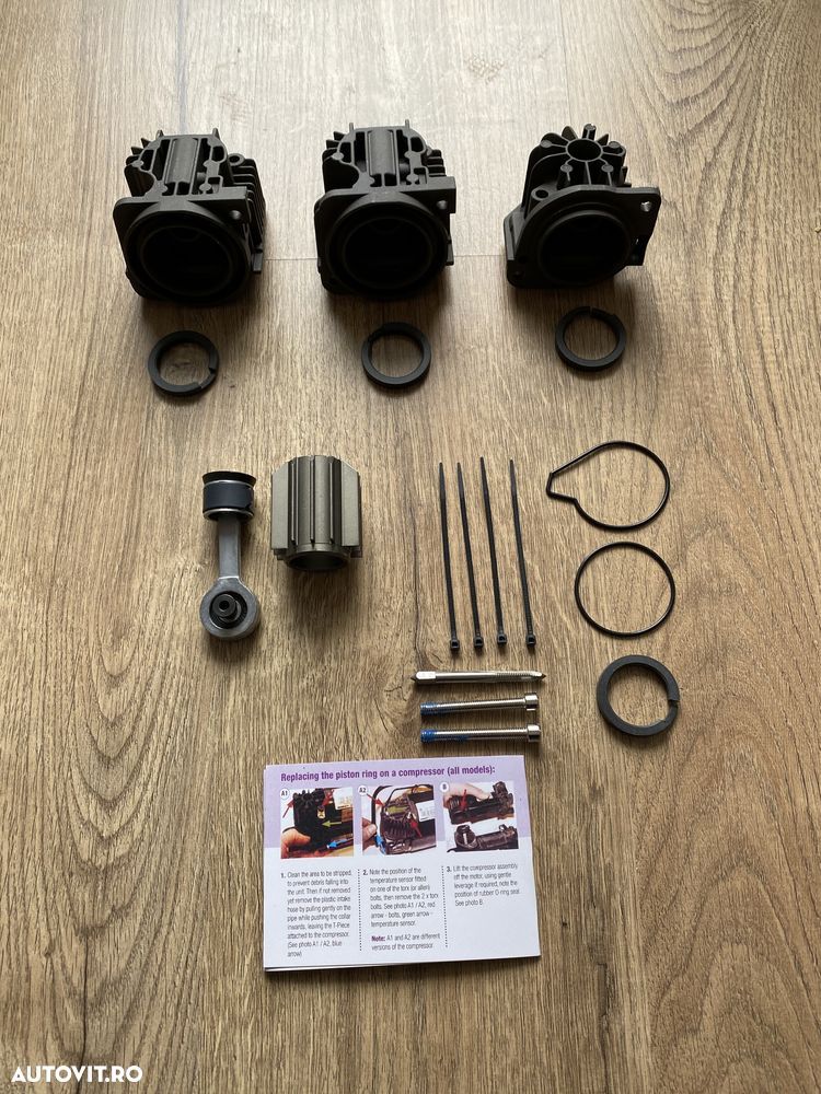 Kit Reparatie Compresor Perne Aer Audi BMW Land Rover Touareg A6 Q7 - 1