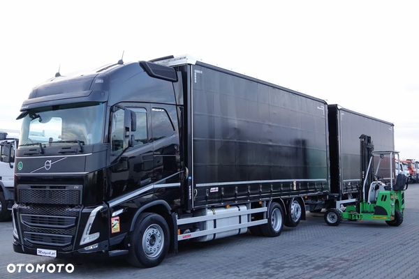 Volvo FH 500 / I-SAVE / XL / ZESTAW TANDEM PRZEJAZDOWY 120 M3 / 2023 / I-PARK COOL / ZAWIESIE DOKI DO WÓZKA + WÓZEK PALFINGER F3-253PX / PO ZŁOTYM KONTRAKCIE SERWISOWYM