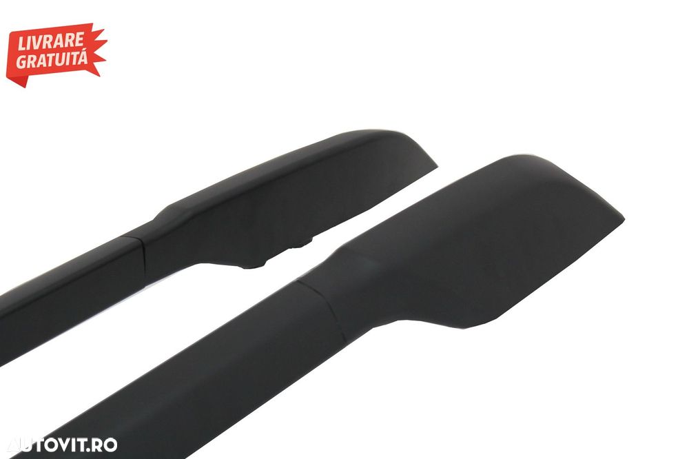 Bare Verticale Toyota Land Cruiser Prado J150 (2009+) Negru Mat- livrare gratuita - 4