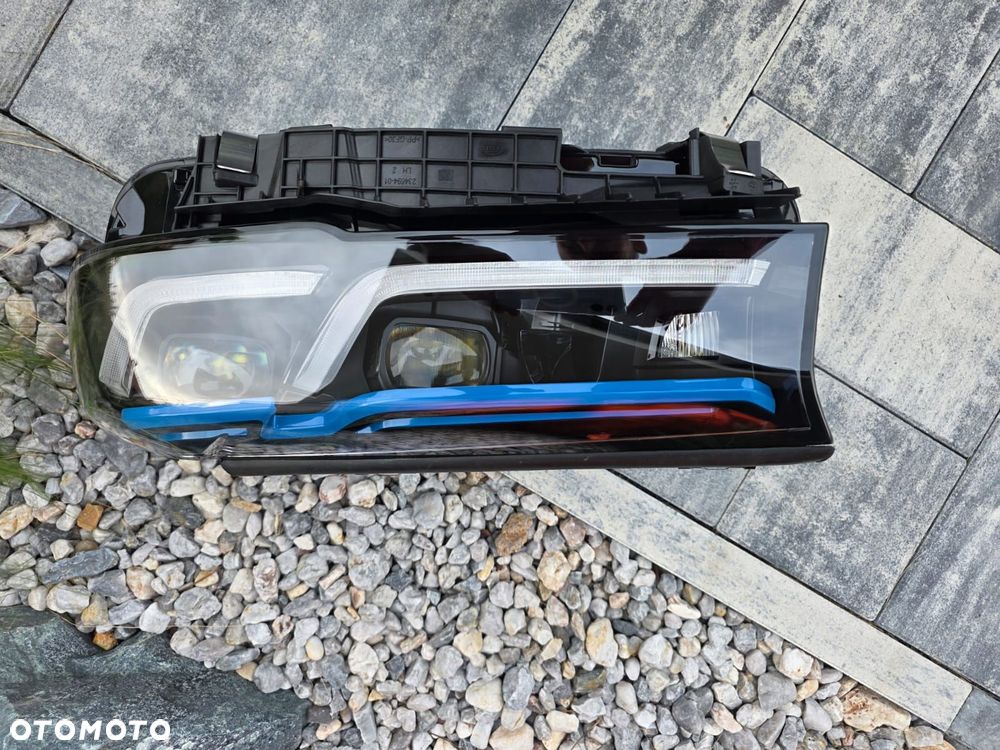 bmw 5 g30 g31 m5 f90 lift lci lampa lewa przód full led laser shadow line czarna 5a388f1-03 - 6