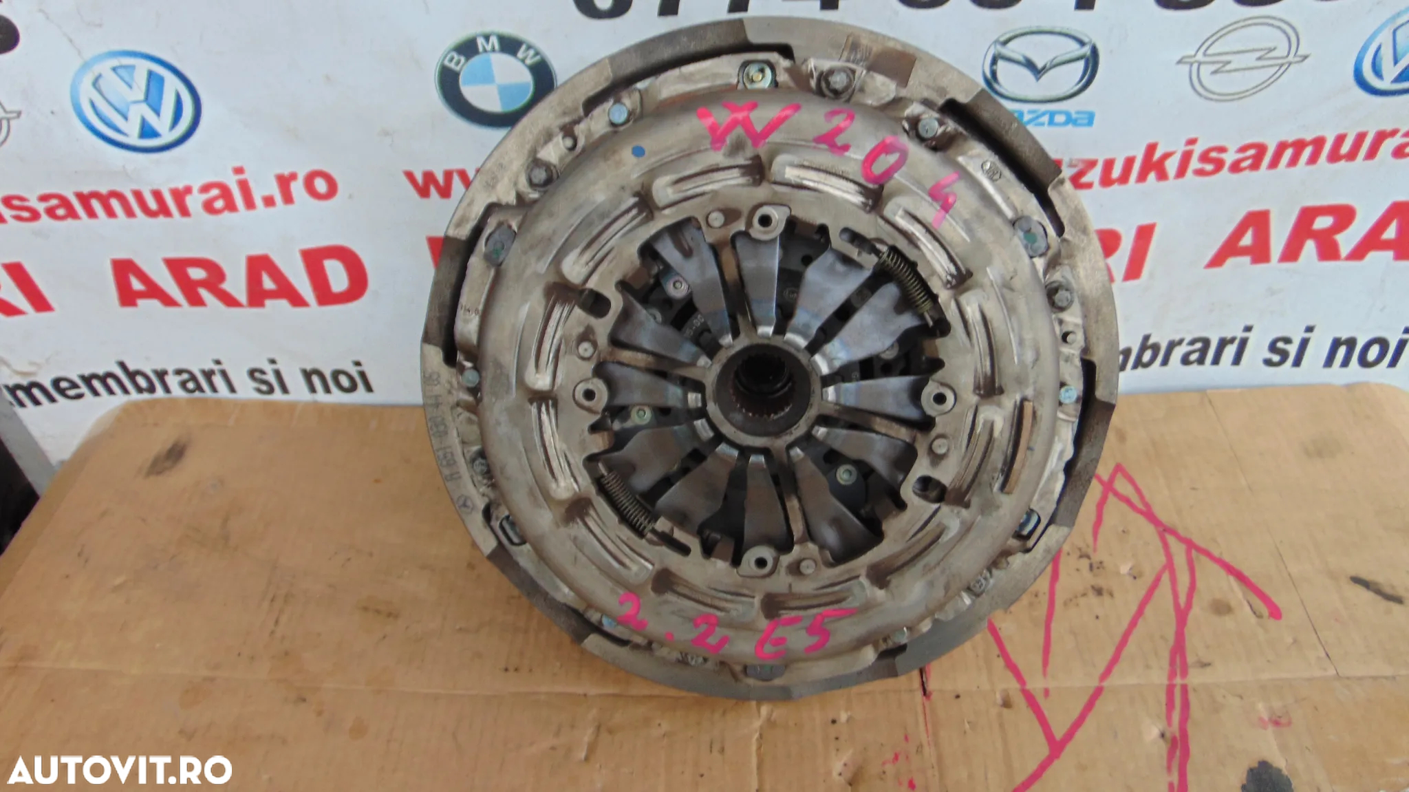 Volanta Mercedes C Class w204 2.2 diesel e class w212 cla glk 2.2 manual placa disc ambreiaj - 2