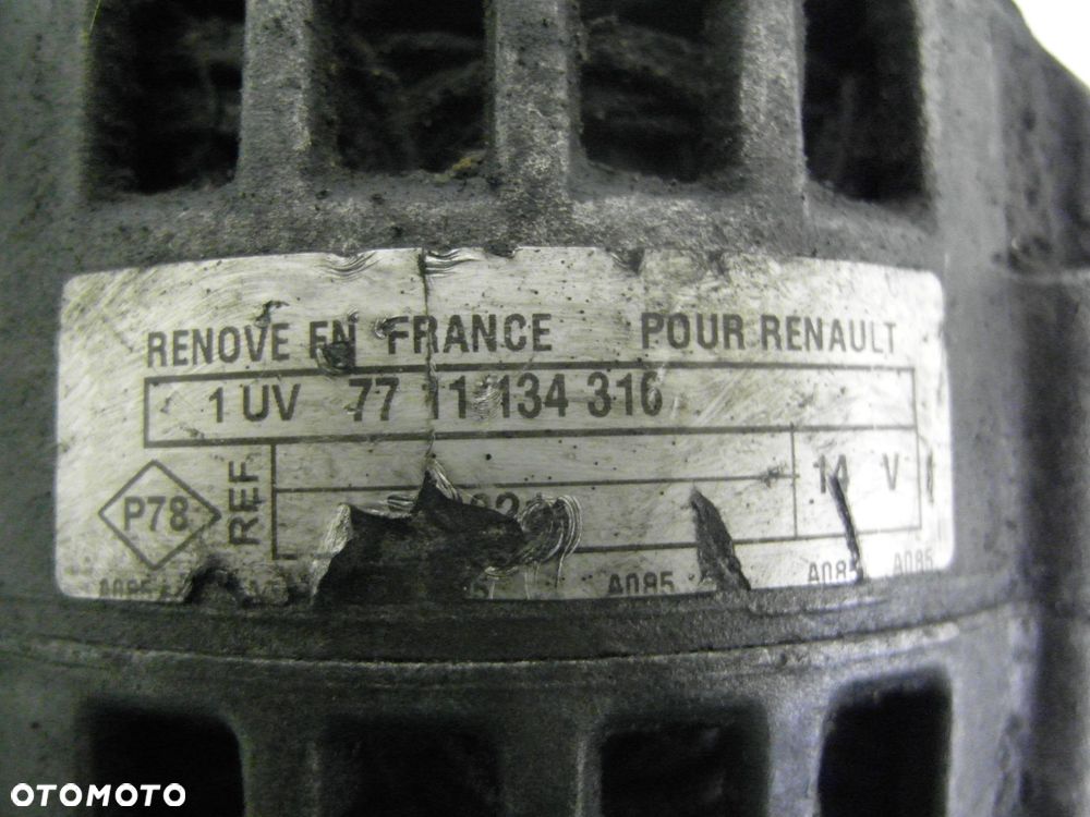 ALTERNATOR RENAULT MASTER II 2.5 dCi SG12B071 7711134316 - 6