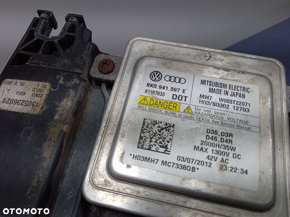 AUDI A4 B8 LIFT REFLEKTOR PRAWY LAMPA PRAWA BIXENON USA 8K0941006E - 4