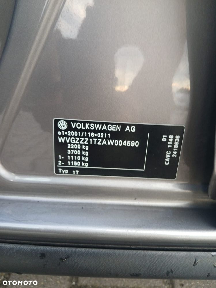 Używany Volkswagen Touran 2010 - 14 900 PLN, 254 000 km