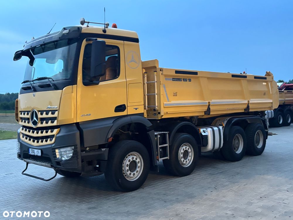 Mercedes-Benz Arocs 4148 Hydroburta Meiller Kipper 8x4 idealny stan - 3