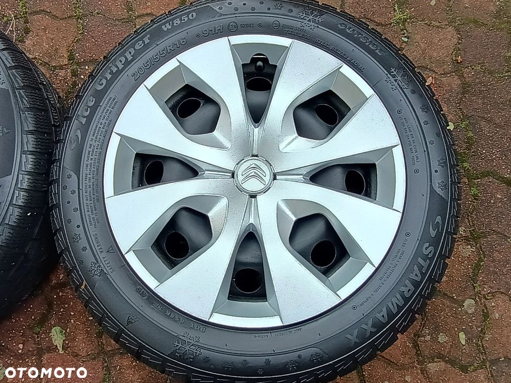 Koła zimowe Citroen C4 kołpaki 4 x 108 205/55/16 - 5