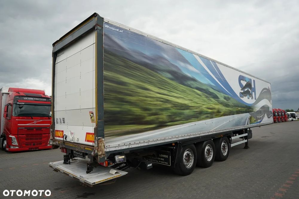 LeciTrailer KONTENER / WINDA PALFINGER 2 500 KG / OŚ PODNOSZONA  / SAF / MOCNA PODŁOGA / ROLETA - 6