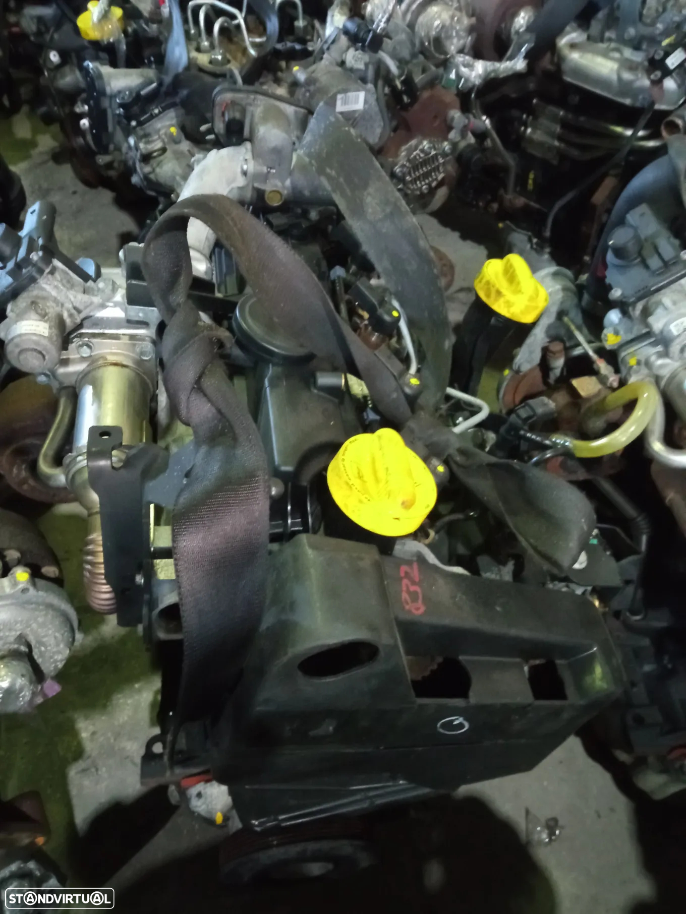 Motor Renault Megane 1.5 DCi 105cv REF: K9k 832 - 3