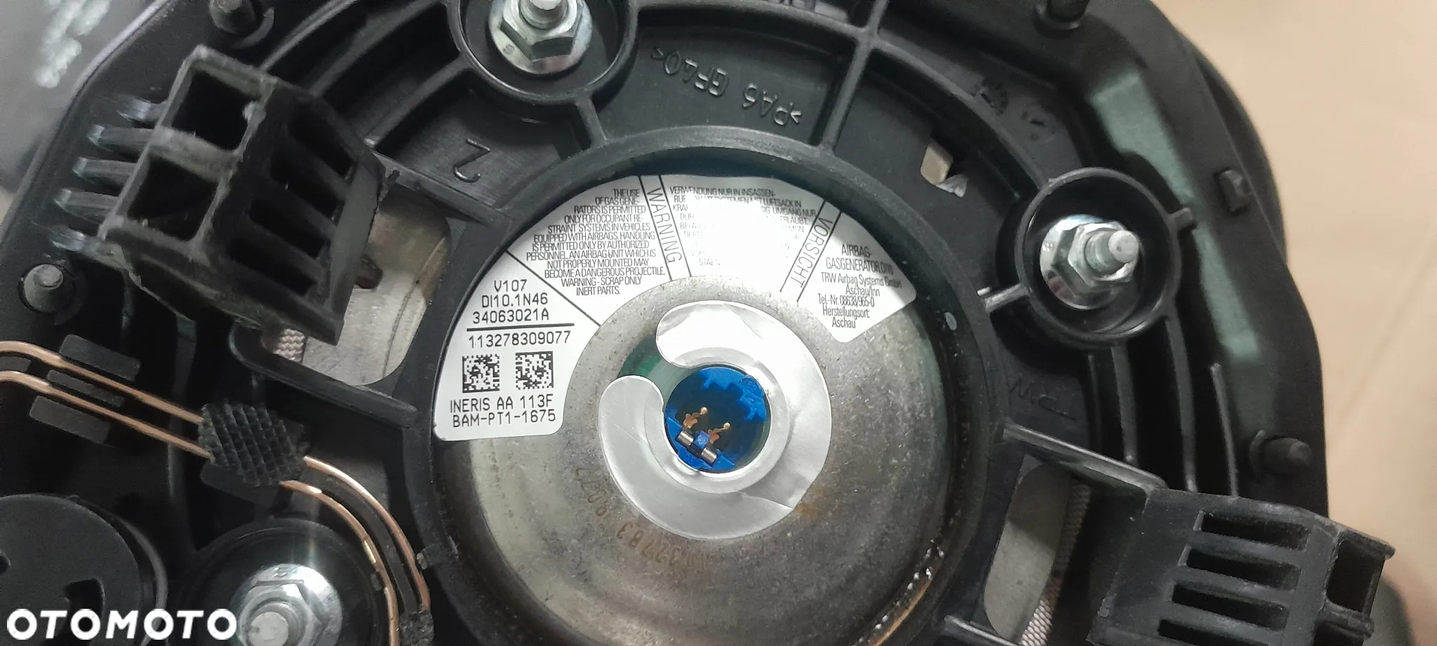 RENAULT MASTER III PODUSZKA POWIETRZNA KIEROWCY PAS BEZPIECZEŃSTWA LEWY PRZÓD - 4
