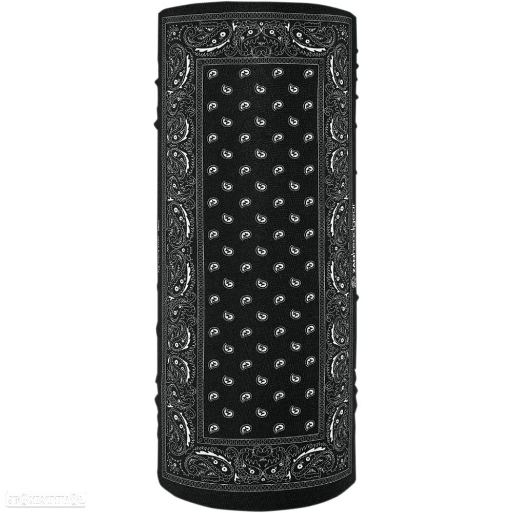 zan headgear motley tube™ paisley black all weather one size 25020054 - 1