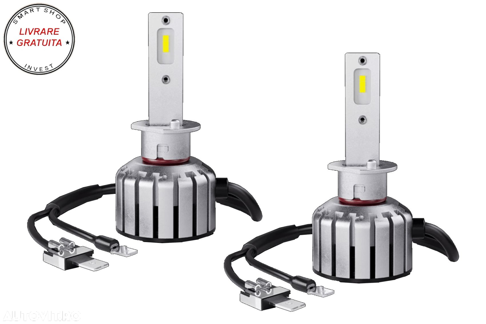 OSRAM NIGHT BREAKER H1 LED 64150DWNB-2HFB Set 2 Becuri Auto Omologare RAR- livrare gratuita - 3