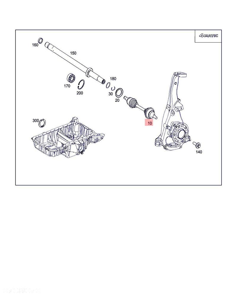 MERCEDES E W213 63 AMG PÓŁOŚ PRZÓD PRZEDNIA / ORYGINAŁ - 2