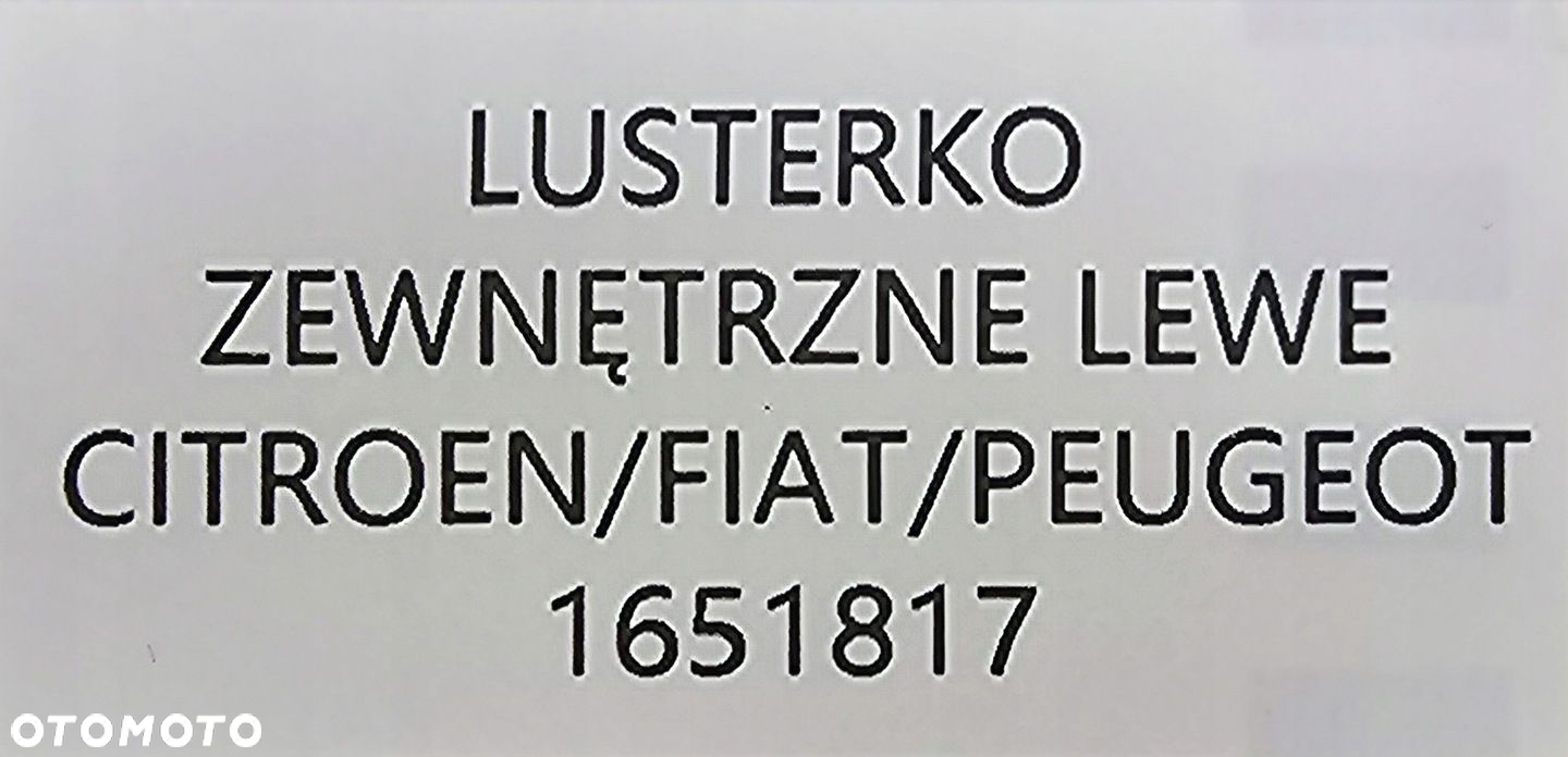 NOWE LUSTERKO ZEWNĘTRZNE LEWE PEUGEOT BOXER CITROEN JUMPER II FIAT DUCATO - 7