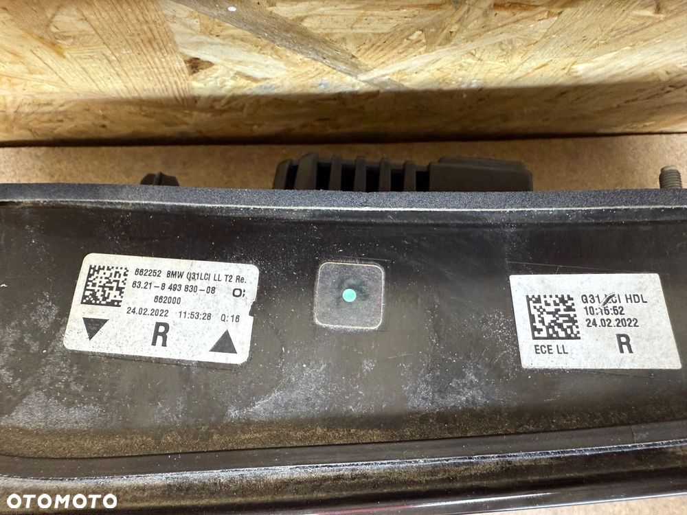 BMW 5 G31 LCI LAMPA PRAWA TYLNA LED 8493830 LIFT - 4