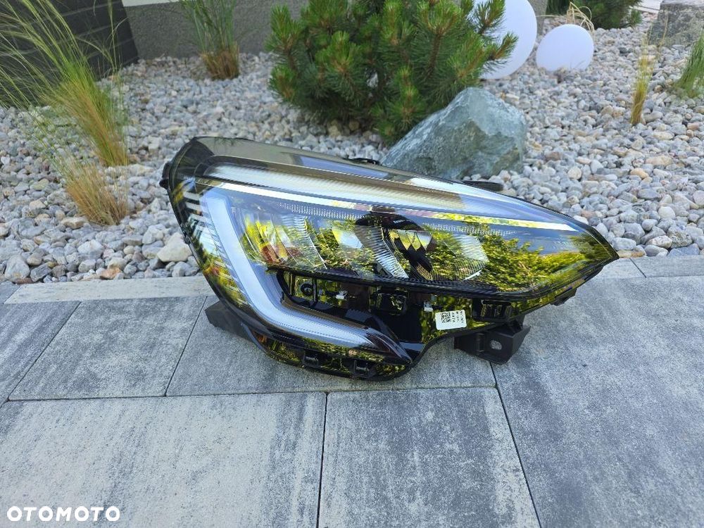 RENAULT CLIO 5 V Lampa prawa Kompletna Full Led 260104922R Długi Led Czarna - 1
