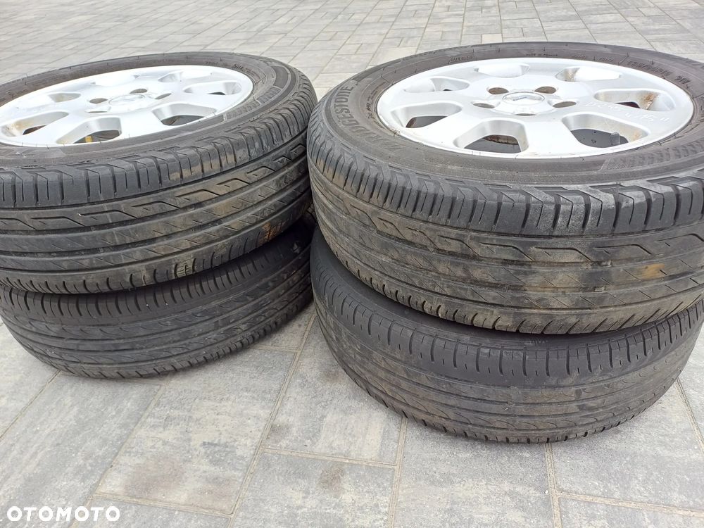 FELIGI Z OPONAMI KOŁA ALUMINIOWE MERCEDES W245 R15 5X112 ET45 66,6 mm OPONY PRIMEWELL 195/65 R15 LATO NR9 - 13