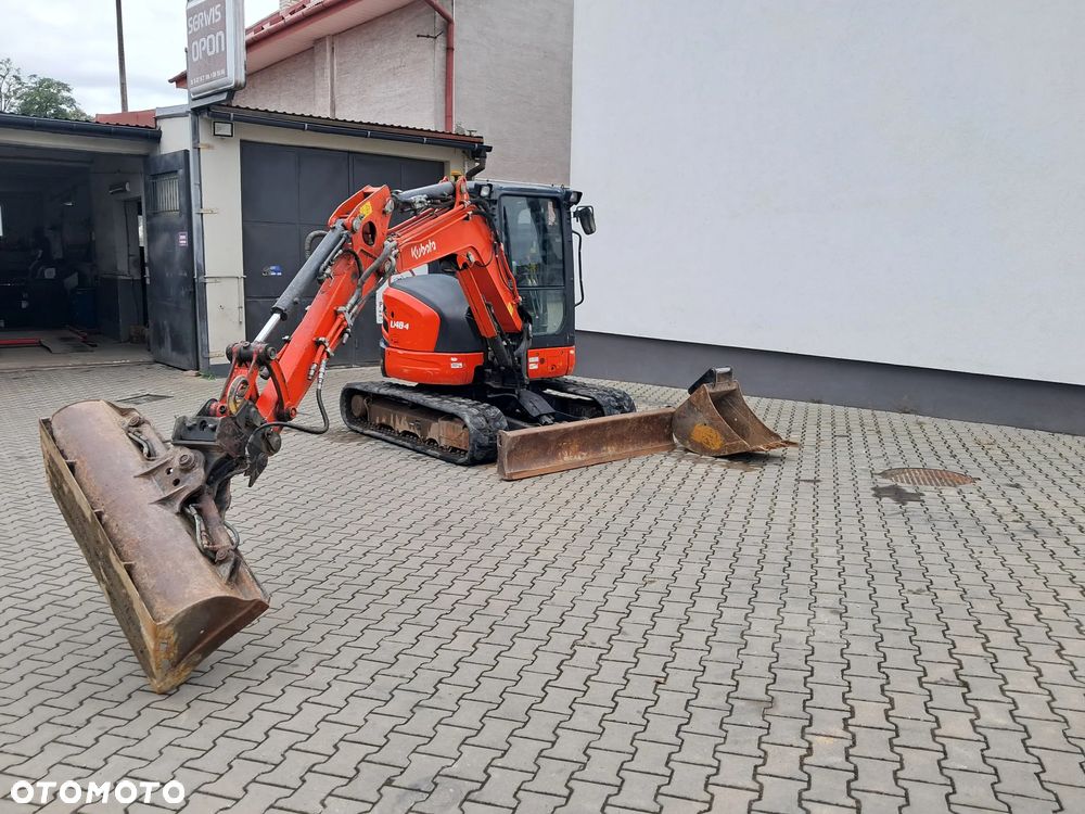 Kubota u48-4 waga 5t TON skarpówka hydrauliczna * 2019r * oświetlenie *dodatkowe linie hydrauliczne 2 łyżki lusterka minikoparka u55 u48 kx57 u50 jcb cat yanmar wacker sprawna - 4