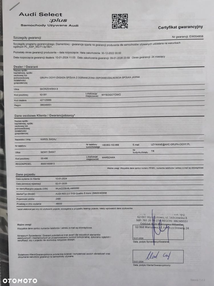 Audi RS3 Sportback 2.5 TFSI GPF Quattro S tronic - 34