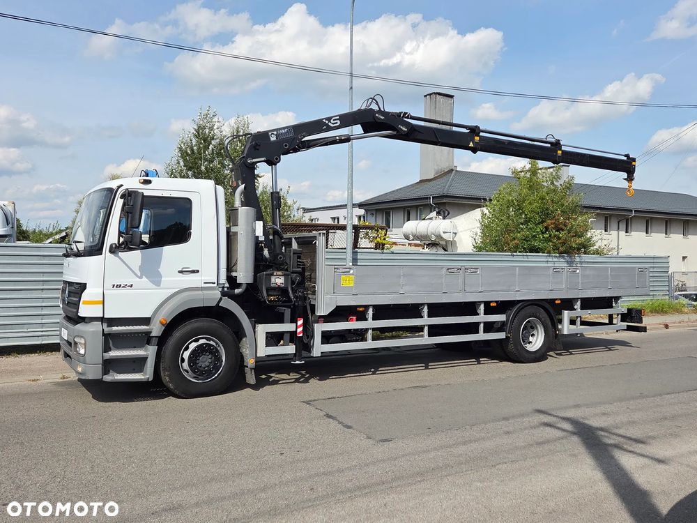 Mercedes-Benz AXOR 1824L // HDS HIAB 122 // DŹWIG ŻURAW KRAN CRANE // TYŁ PODUSZKI // MOŻLIWA PRZEBUDOWA NA LAWETA AUTOLAWETA - 2
