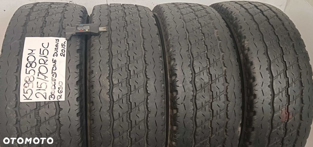 K598580M Komplet 215/70R15C Bridgestone Duravis R630. 2015rok