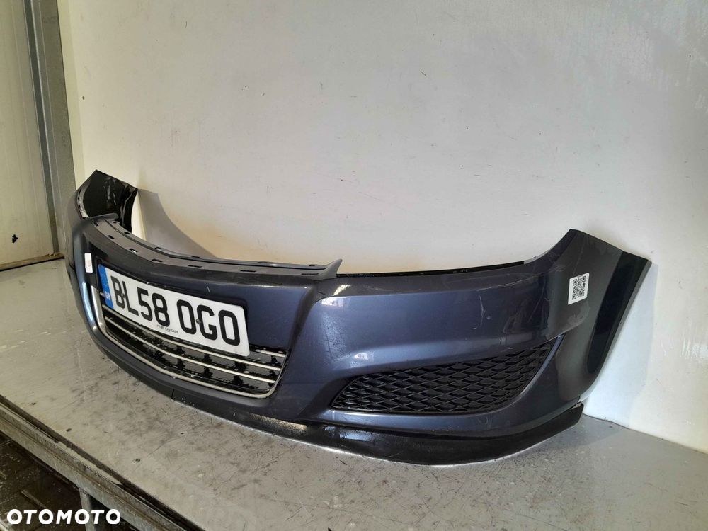 ^ ZDERZAK PRZÓD PRZEDNI DO OPEL ASTRA H 3 III LIFT FL Z168 SZARY - 3