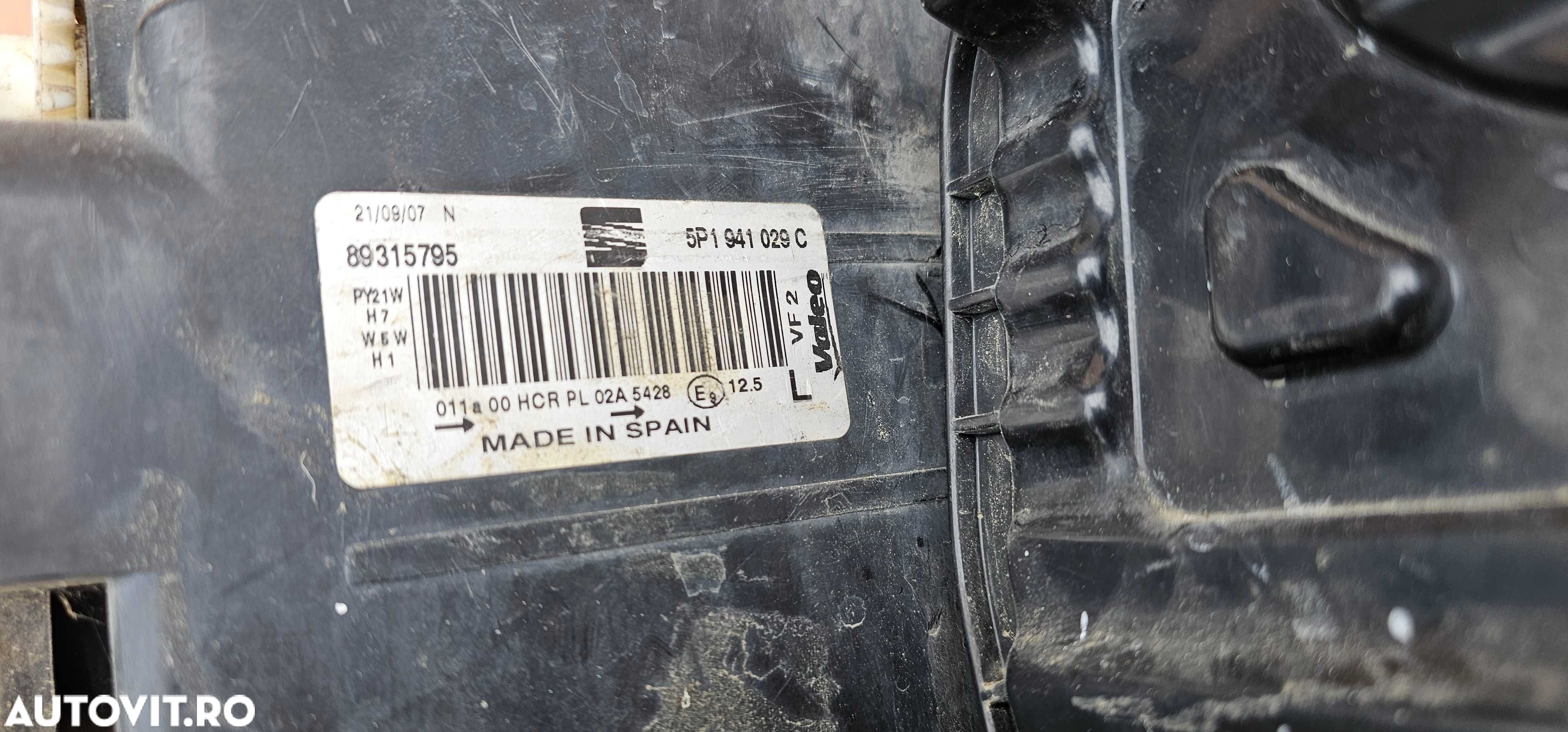 Far stanga Seat Leon 1P /  Toledo / Altea 2004 / 2005 / 2006 2007 - 4