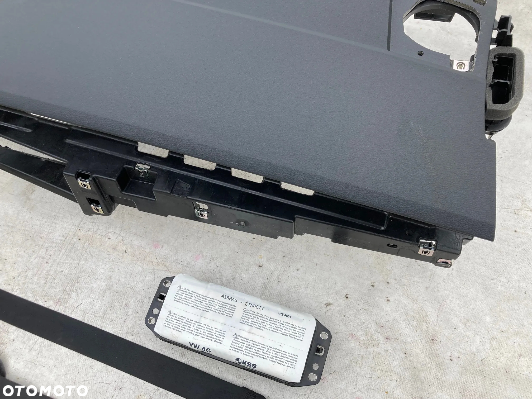 AUDI A6 S6 RS6 C8 A7 S7 RS7 4K DESKA KONSOLA KOKPIT PULPIT PÓŁKA PARAPET DASHBOARD  AIRBAG AIR BAG SRS PODUSZKA POWIETRZNA KIEROWCY PASAŻERA 2x PASY Oryginał  Okazja NOWA NEW NEU NEV - 4
