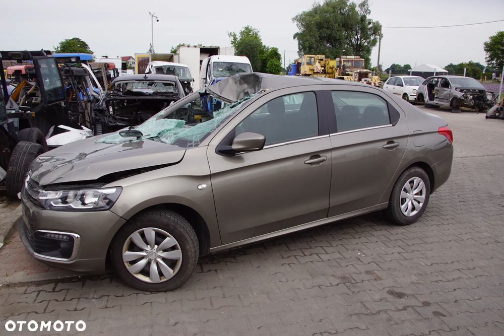 Auto na części - Citroen C-Elysee Lift 1.6 BlueHDI 99 KM BH02 20ET30 KEB 2018R Silnik Skrzynia Drzwi Błotnik Klapa Zderzak Lampa Lusterko Klamka Szyba Deska Kokpit Sterownik Moduł Czujnik Licznik Panel Kierownica - 2