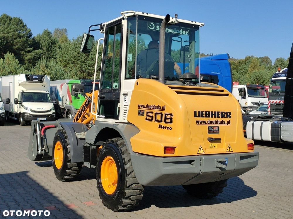 Liebherr L 506 STEREO Szybkozłącze / Łyżka Krokodyl + Widły Waga 6300kg - 21