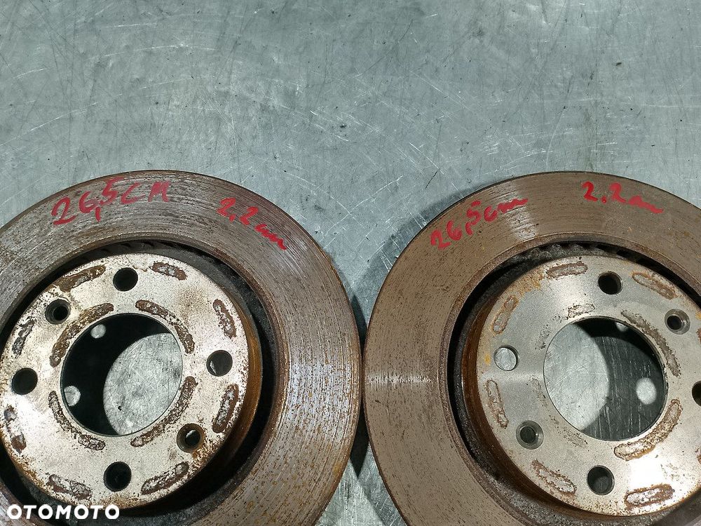 TARCZE HAMULCOWE PRZÓD CITROEN XSARA PICASSO 2.0 HDI - 4