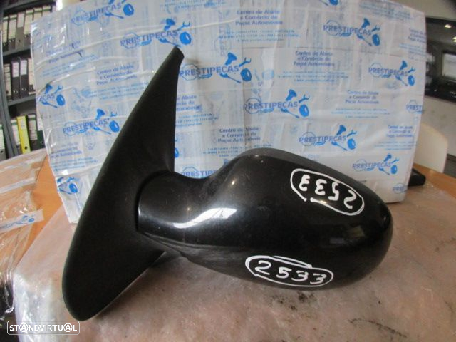 Espelho ESP2533 RENAULT CLIO 2 FASE 2 2001 1.5DCI 65CV 3P PRETO ESQ ELETRICO 5 PINOS - 2