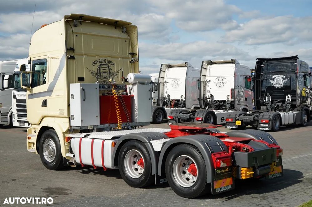 Scania R 580 / V8 / 6x4 / GVM: 95.000 KG / I-PARK COOL/ OPTICRUISE / REMORCĂ TRACTOR 3 AXIE - 7