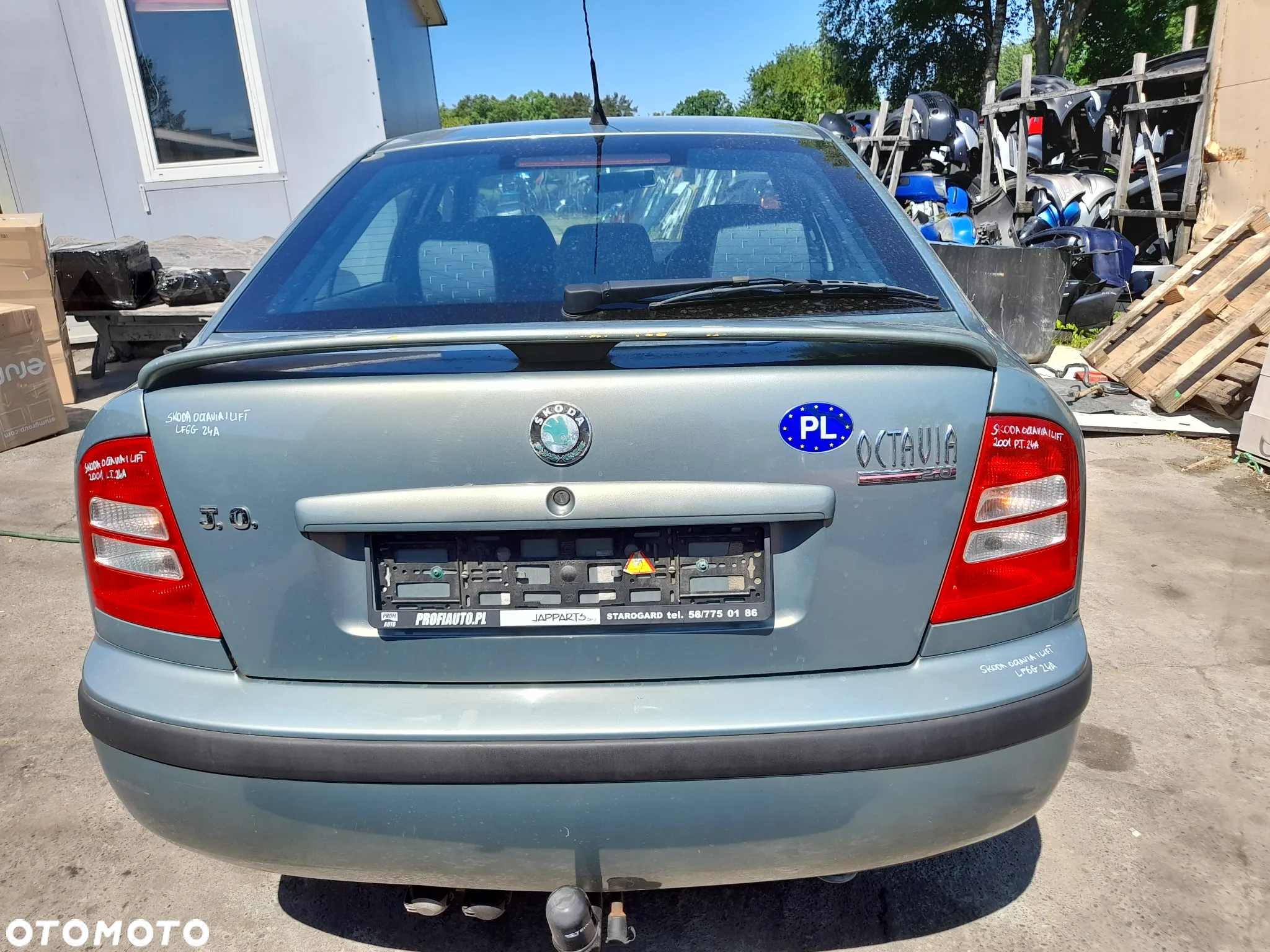 SKODA OCTAVIA I LIFT KLAPA BAGAŻNIKA LF6G 9596 - 16