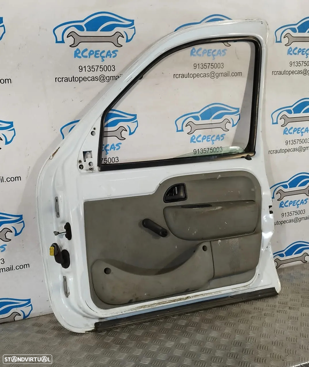 PORTA PORTAS FRENTE FRONTAL DIREITA RENAULT KANGOO I 1 MK1 FASE I 1 7751471747 FECHO ELEVADOR MOTOR PUXADOR VIDRO RETROVISOR RETROVISORES - 5