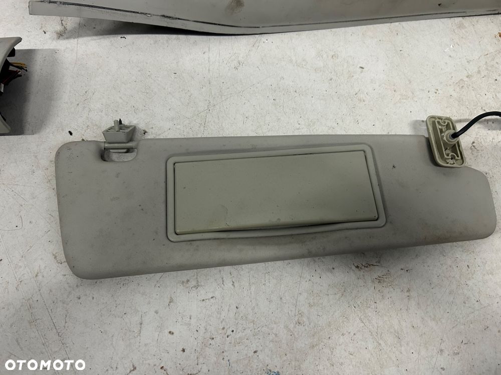 Saab 93 9-3 cabrio osłona dachu kremowa przeciwsłoneczna słupka A B komplet ramki - 2