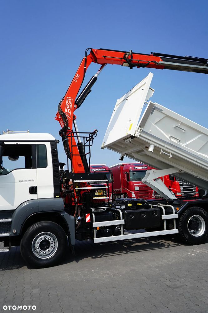 MAN / TGS / 33.420 / E 6 / WYWROTKA + HDS / FASSI F 175 / 6 X 4 / HYDROBURTA - 23