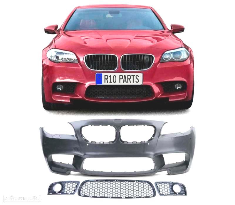 PARA-CHOQUES FRONTAL BMW F10 F11 10-13 PDC SRA LOOK M5 - 2