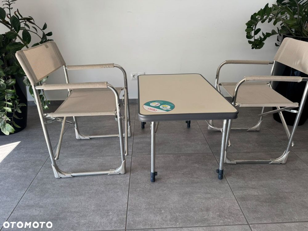 ORYGINALNY KOMPLET ZESTAW STOLIK 2x KRZESŁA KAMPER MERCEDES MARKO POLO CRESPO - 7