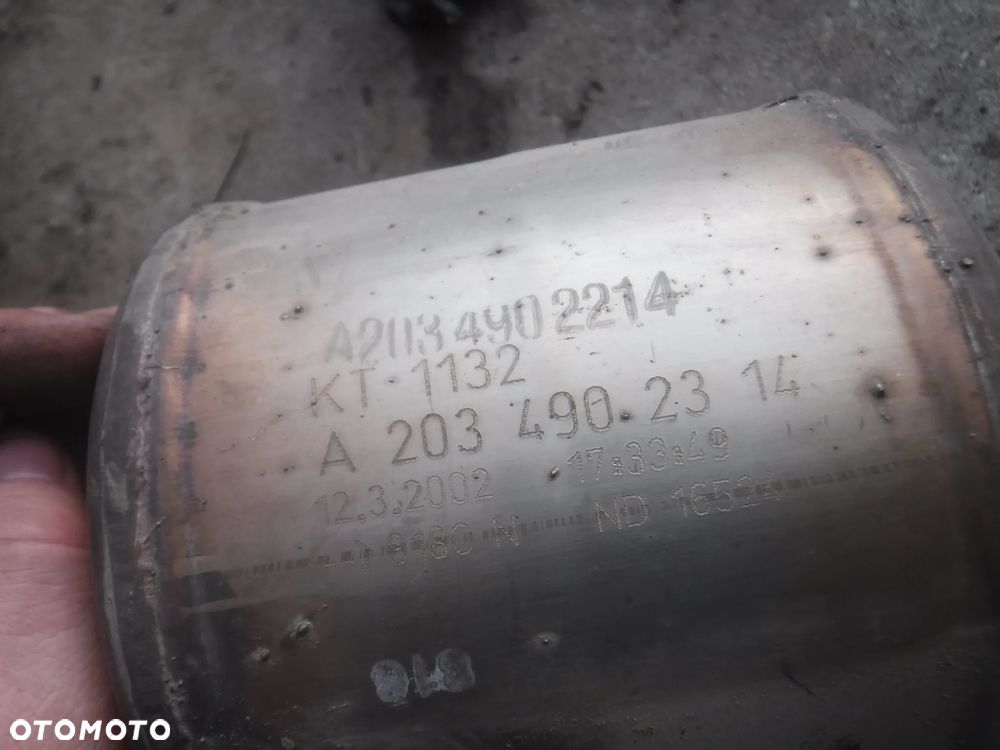 Mercedes C Klasa W203 2.2 CDI katalizator ladny sprawny A2034701941 KT1132 - 3