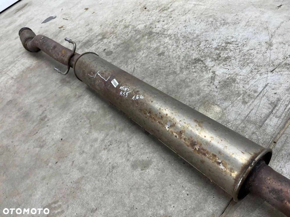 Wydech Mini Cooper One R55 R56 R57 06-13r. 1.6b benzyna tłumik środkowy oryginalny 2755162 - 7