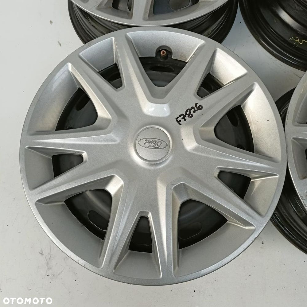 Felgi 4x108 15 Ford Fiesta VII + Kołpaki 4szt (F7826) - 5
