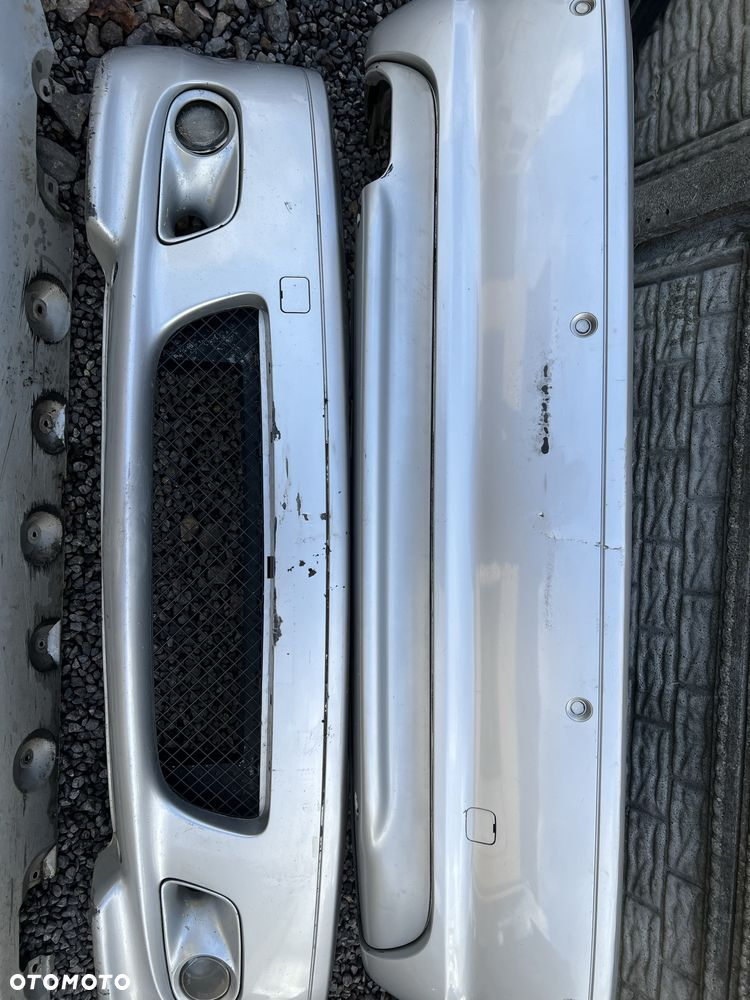 Kompletny mpakiet bmw e46 coupe cabrio titansilber zderzak nakladki - 5