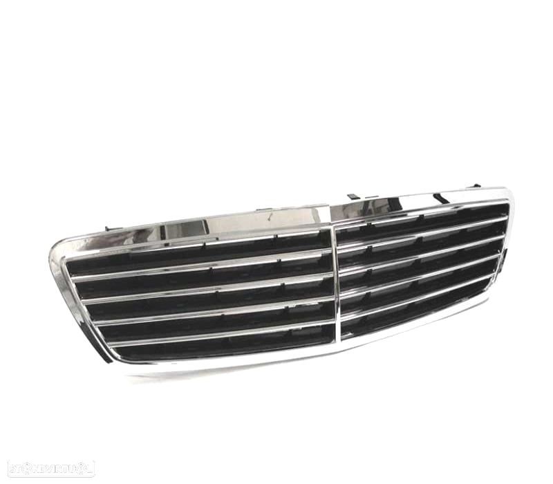 GRELHA FRONTAL MERCEDES CLASE C W203 00-07 CROMADA - 3