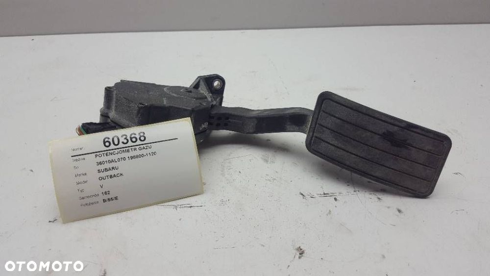 PEDAŁ POTENCJOMETR GAZU SUBARU OUTBACK V 36010AL070 - 2